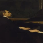 Έγχρωμη φωτογραφία του συνθέτη Wilhelm Stenhammar. Κλασική μουσική 20ού αιώνα