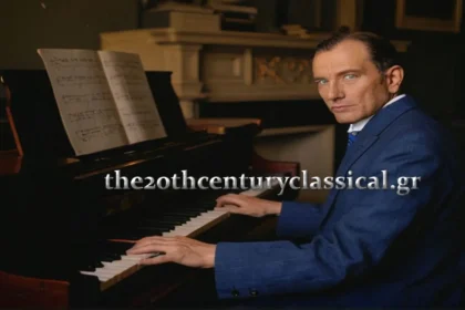 Φωτογραφία του Ernst von Dohnányi που κάθεται στο Πιάνο. Συνθέτης Μουσικής δωματίου - Κλασικής Μουσικής