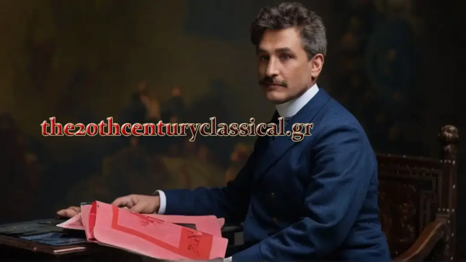 Φωτογραφία του Leoš Janáček που συνθέτει την Σονάτα του Κρόιτσερ